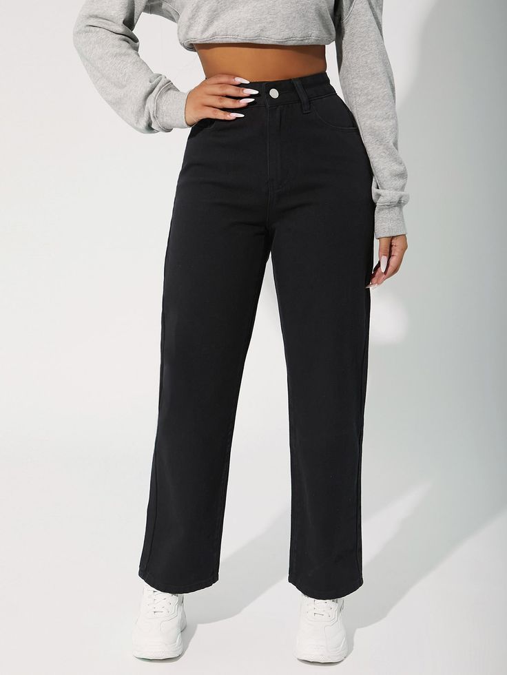 BLACK CHINO JEANS